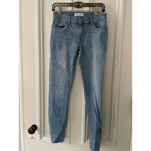 DL 1961 light wash skinny stretch jeans 27